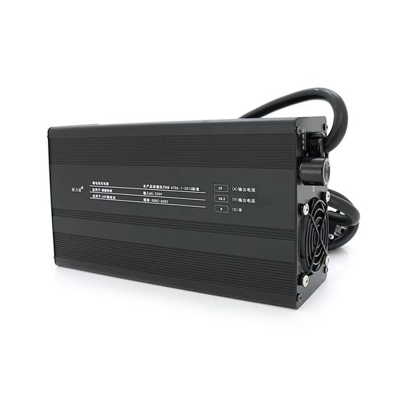 Зарядний пристрій для акумуляторів LiFePO4 24V(29,2V),8S,25A, роз'єм anderson,235x125x68mm | Зображення 2