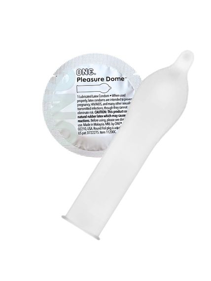 Набір латексних презервативів One Pleasure Dome із розширеною головкою (ціна за 5 шт.) sexstyle | Зображення 2