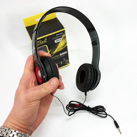 Навушники Kusen KS-611 із вбудованим мікрофоном YZ-64 | Зображення 3