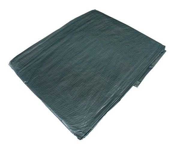 Тент 100 г/м2 4*6м "Grey"тарпауліновий тент від дощу | Зображення 2