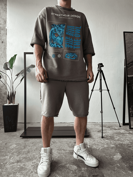 Комплект футболка та шорти ДТФ