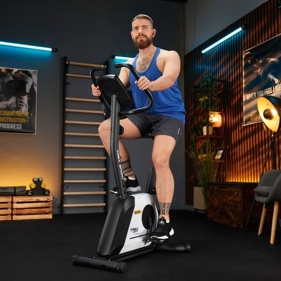 Велотренажер Trex Sport TX-500MB IRON магнітний білий | Зображення 2