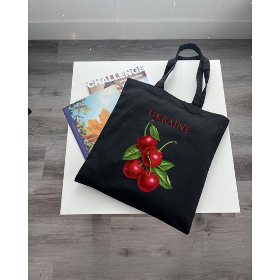Екошопер BookOpt ВК4078 Ukraine Вишенька, Чорний | Зображення 2