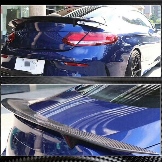 Cпойлер V10 (для купе 2015-2019, Карбон) для Mercedes C-сlass W205 рр | Зображення 4