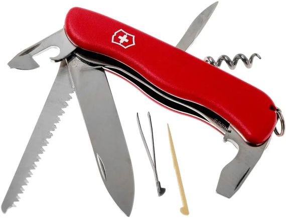 Ніж VICTORINOX 0.8363 Forester ц: червоний | Зображення 1