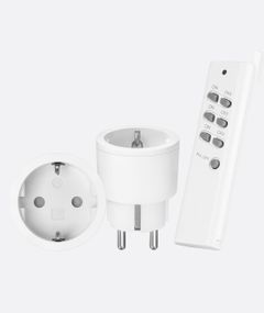 Беспроводной комплект розеток KlikAanKlikUit APC2-2300R с пультом управления, 2 шт., белые, набор розеток