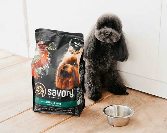 Сухой корм Savory для взрослых собак маленькой породы, свежий ягненок 8кг | Зображення 5