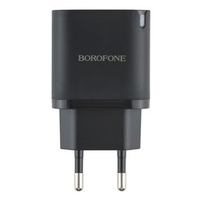 Мережевий зарядний пристрій Borofone BA83A 1USB-C/1USB PD/QC 20W+Type-C to Type-C