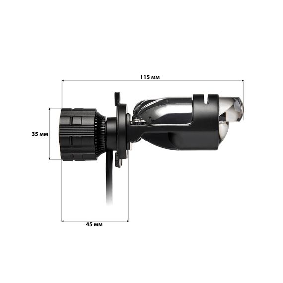 Комплект світлодіодних лінз HeadLight A80 H4 BI-LED 12-24V | Зображення 2