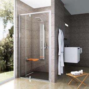 Душевые двери Ravak Pivot PDOP 2- 120 Полир. алюм. Transparent