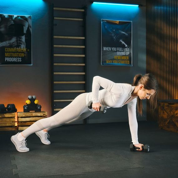 Гантелі для фітнесу неопренові TREX Sport TX-030VD 2x3кг | Зображення 7