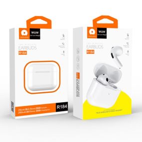 Наушники Bluetooth stereo гарнитура WUW-R184 в стиле Apple AirPods белые