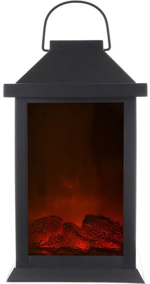 Камін декоративний "Black&Fire" з LED підсвічуванням, 14х15х31см