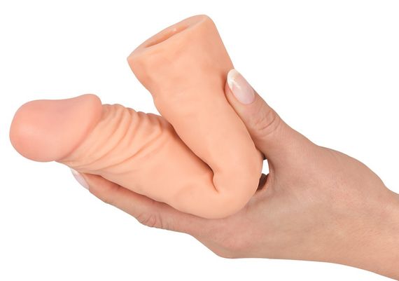 Удлинительная насадка - Nature Skin Extension Sleeve +3 см Sex Aura | Зображення 6