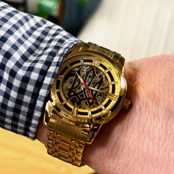 Класичний чоловічий годинник Awarder 025 Sharp Gold-Gold | Зображення 1