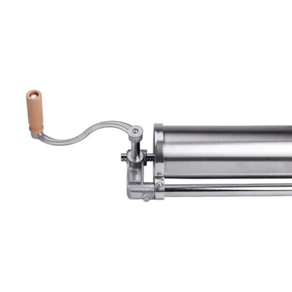 Вертикальний шприц для ковбаси 2,5 л з нержавіючої сталі шприц ковбасний 4 насадки 16788-5 | Зображення 4