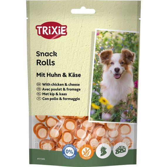 Ласощі Trixie Premio Chicken Cheese Rolls для собак роли з куркою та сиром 100 г