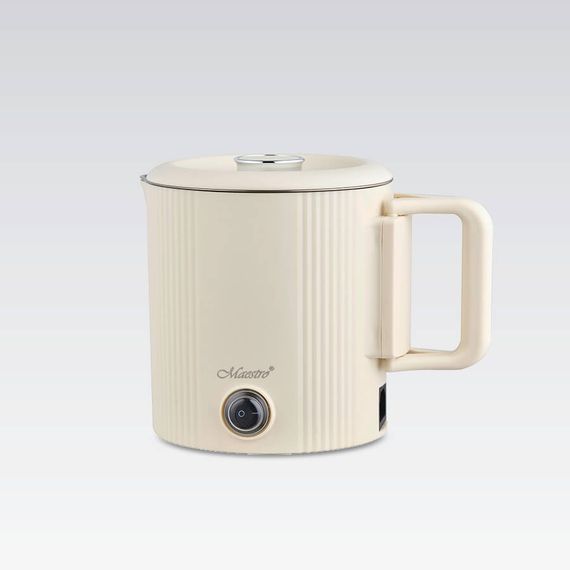 Електрочайник-каструля дорожня Maestro MR-009-Beige 0.8 л бежевий | Зображення 1