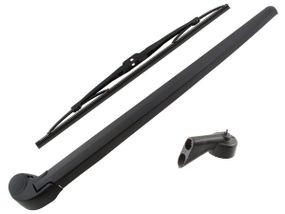 Audi A6 Avant (04-11) дворник задний в сборе (щетка + держатель) + форсунка омывателя стекла (комплект)