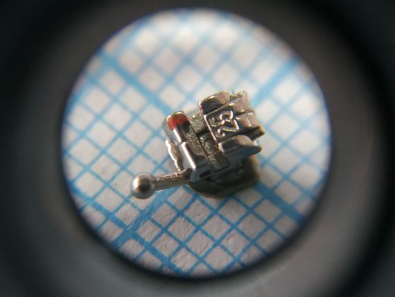 Металлические брекеты ITG7 Passive Self-Ligating Brackets Roth .022" w/h 345, (набор 20 шт.) | Зображення 5