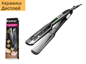 Компактный утюжок выпрямитель для волос с керамическим покрытием Kemei JB-KM-1024