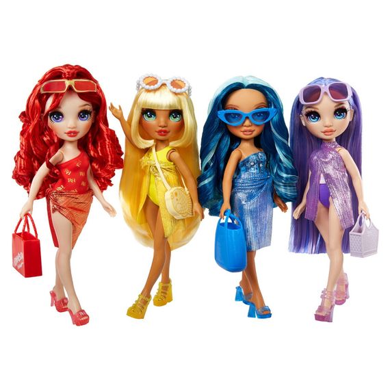 Лялька дитяча Віолетта Rainbow High 507314 серії "Swim & Style" з аксесуарами | Зображення 7