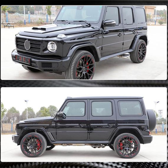 Накладки на передні крила (Карбон) для Mercedes G сlass W463 2018-2024 рр | Зображення 4