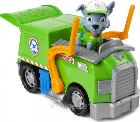 Щенячий патруль Рятувальний сміттєвоз і фігурка Роккі Оригінал PAW Patrol Rocky Recycle Truck | Зображення 2