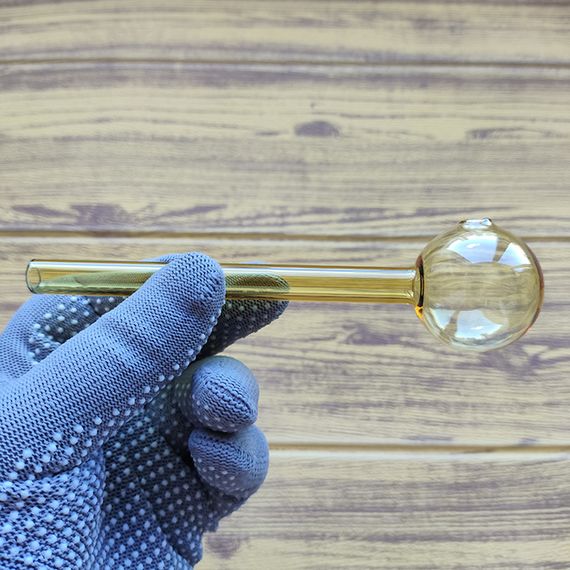 Стеклянная трубка Biglass Long Oil Yellow | Зображення 1