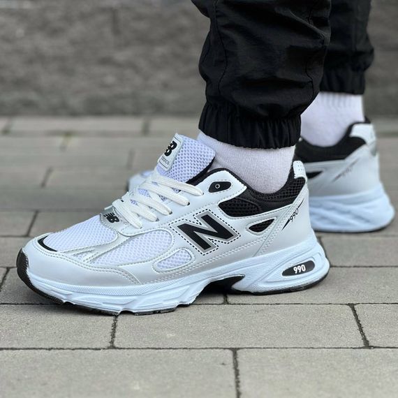 Кросівки весна/літо New Balance колір білий, чорний | Зображення 4