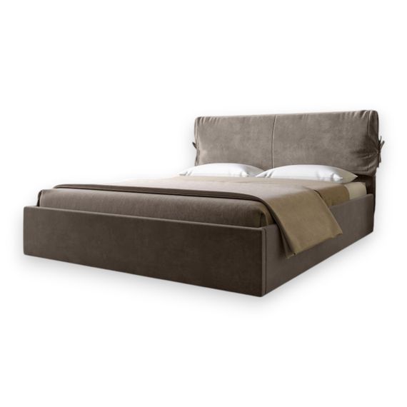 Двоспальне ліжко з м`яким узголів`ям LION Порто Парадіз 12 160х200 см (LION-041736) | Зображення 1