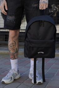Повсякденний рюкзак шкільний Without Compact з принтом Savage Black