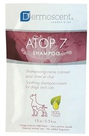 Успокаивающий шампунь-крем Dermoscent ATOP 7 Shampoo для собак и кошек 20 шт * 15 мл