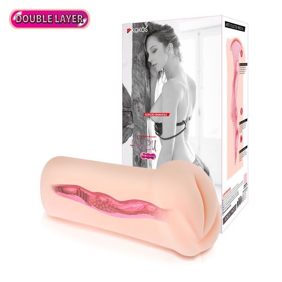 Мастурбатор-вагина двухслойный Kokos Haru Double Layer | Зображення 4