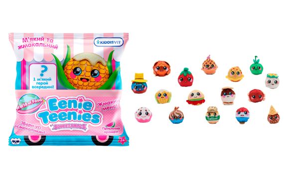 М'яка іграшка SQUEEZAMALS серії "Eenie Teenies"  СМАКОЛИКИ SQ03890-5030 (16 видів в асорт.) | Зображення 1
