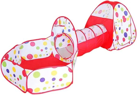 Намет дитячий ігрова замок 3 в 1 Будиночок-Шатер-Басейн | Зображення 1