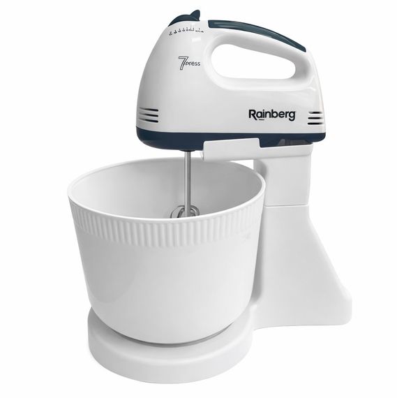 Міксер 7 швидкостей із чашею 2 л Rainberg RB-1005 500Вт Blue FS-27