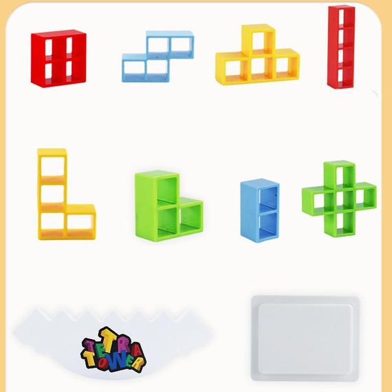 Настільна інтерактивна гра Ummi ME-008 Tetris tower game Colorful | Зображення 3