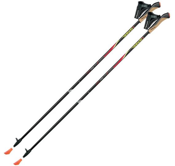 Палиці для скандинавської ходьби Gabel FX-75 Snake Carbon 110 Dual Spike (7008351011100) (DAS302072)