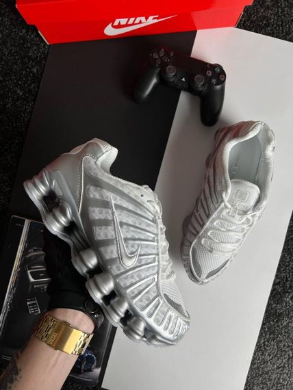 Кросівки  Shox TL White Silver весна / літо / осінь A3573 45 28,5 | Зображення 8