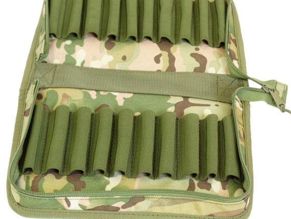 Сумка-патронташ закрита для 50 BMG на 20 набоїв перенесення та зберігання патронів патронташ мультикам | Зображення 4