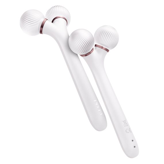 Електронний ультразвуковий ролик для обличчя GESKE Sonic Facial Roller 4в1 starlight | Зображення 5
