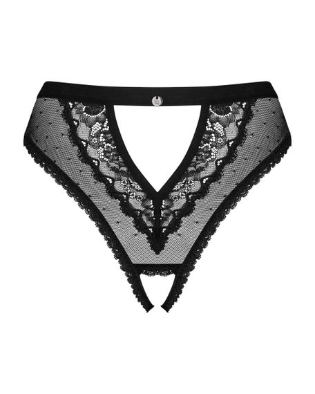 Трусики Obsessive Mauress Black S / M, Черный, S-M | Зображення 4