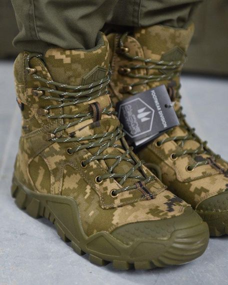 Тактичні черевики ALPINE CROWN MILITARY PREDATOR піксель ВТ0997 | Зображення 2