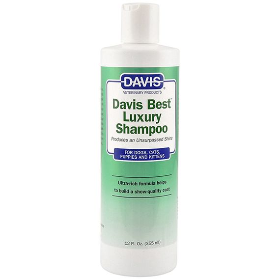 Шампунь для усиленного блеска шерсти у собак и котов Davis Best Luxury Shampoo 355 мл