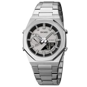 Чоловічий годинник Skmei 1816SIBK Silver-Black