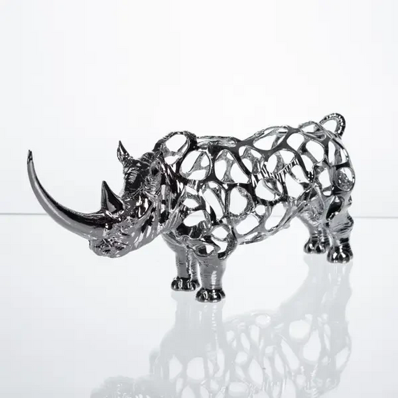 Декоративна фігурка Rhinoceros 23x6x10 см металева HP-7-23 | Зображення 4