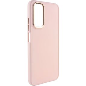 TPU чохол Bonbon Metal Style для Samsung Galaxy A14 4G/5G Силікон, Білий / White Силікон, Рожевий/Light pink
