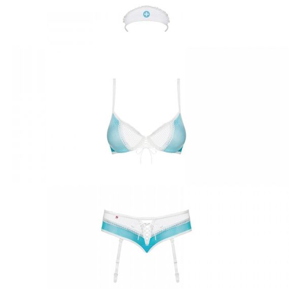 Костюм медсестры Obsessive 834-CST L/XL Sex Aura | Зображення 2