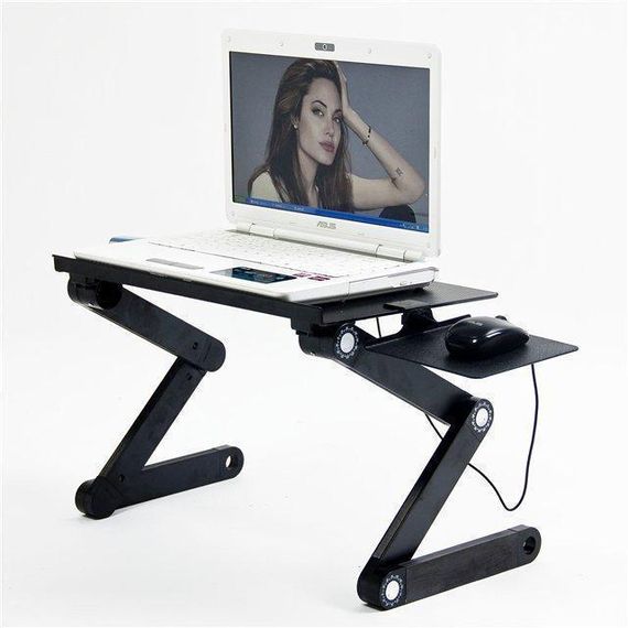 Столик трансформер для ноутбука Laptop Table T8 | Зображення 1